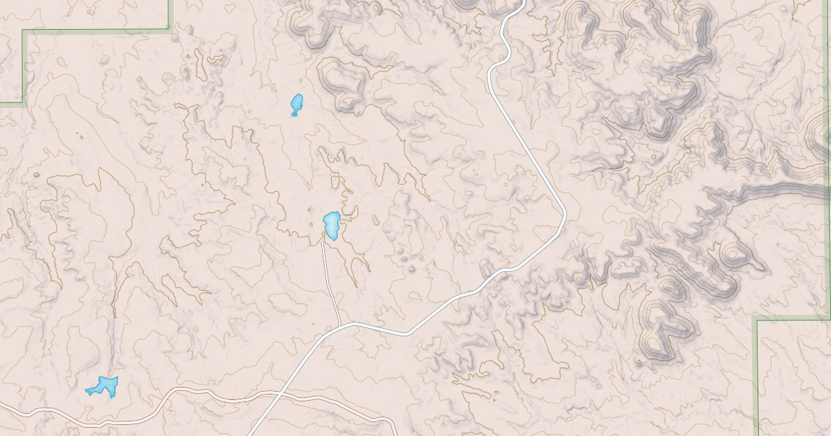 Map preview of EAST BILL/COW CREEK ROAD