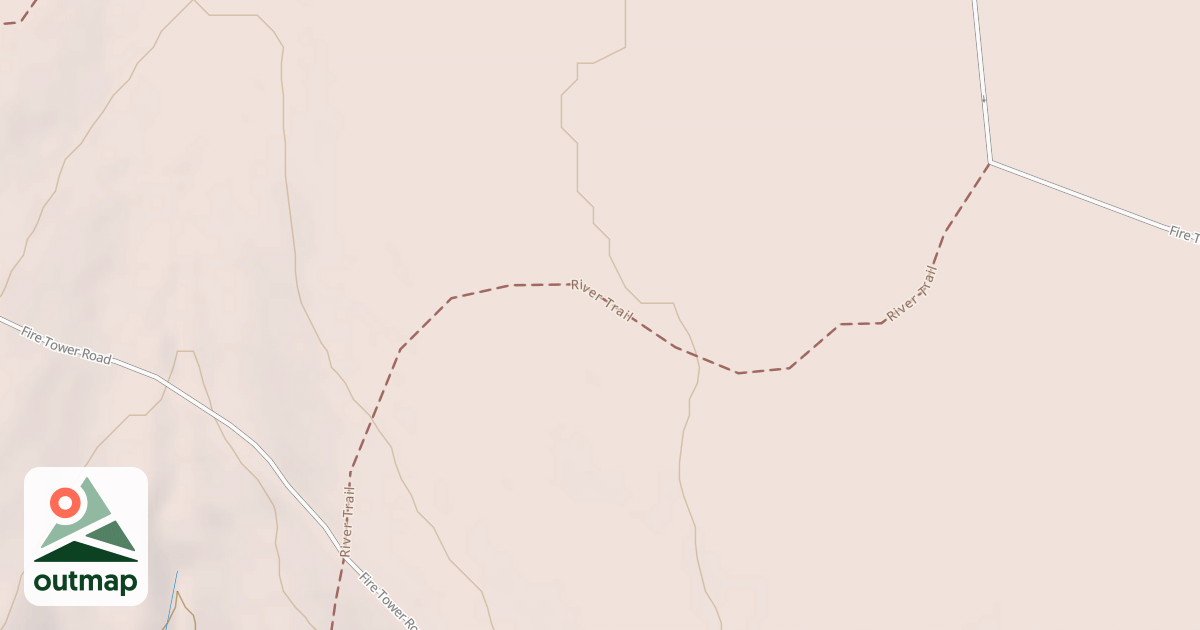Map of Cook Forest State Park Trails