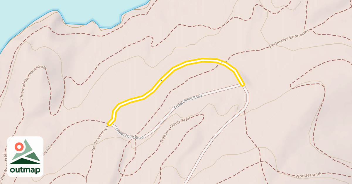Map of Crown Point Road