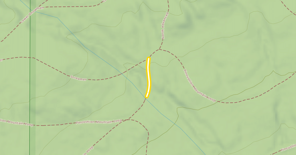 Map preview of Pincushion Mountain Loop