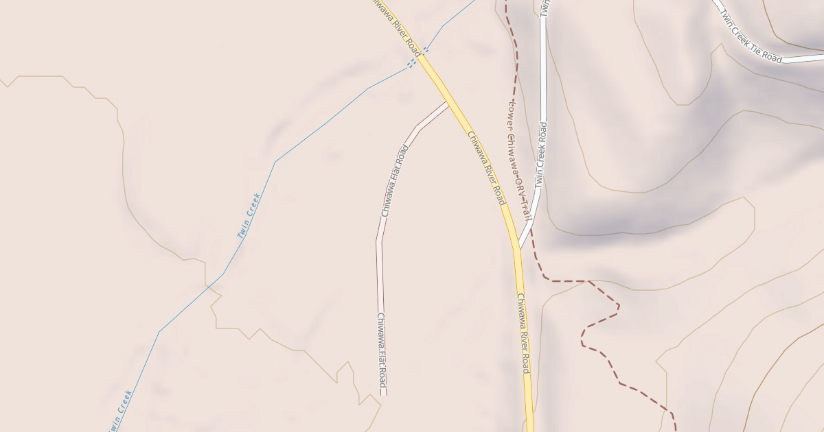 Map preview of CHIWAWA FLAT