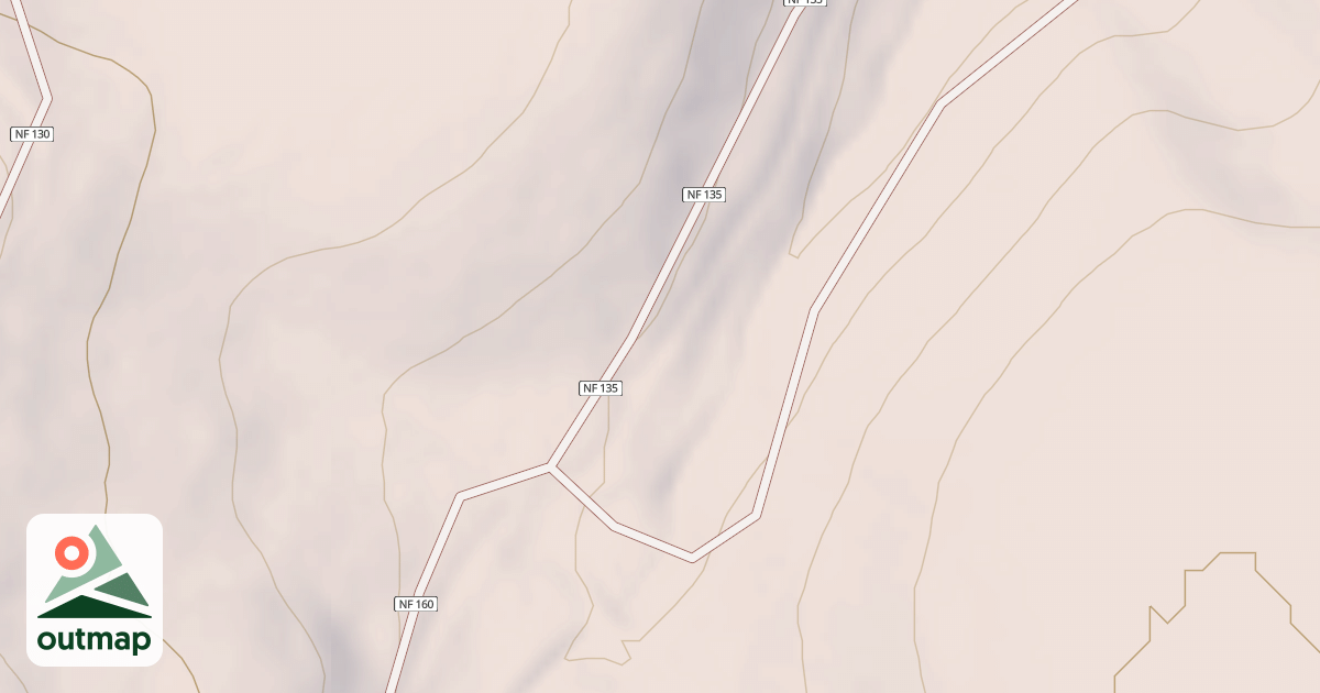 Map of USFS National Forest System Roads {237E35A7-8D13-450B-BA6E-0D4B26F20F48}