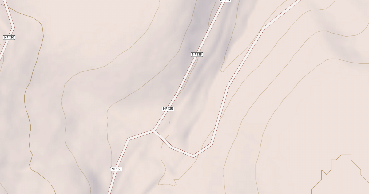 Map preview of USFS National Forest System Roads {237E35A7-8D13-450B-BA6E-0D4B26F20F48}
