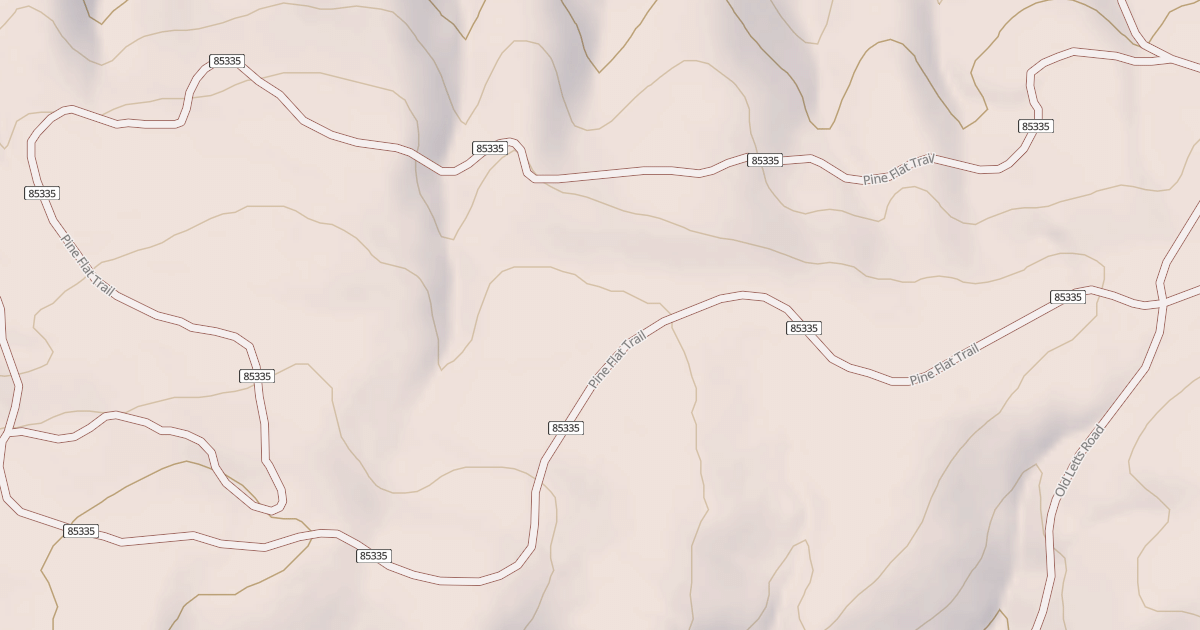 Map preview of PINE FLAT