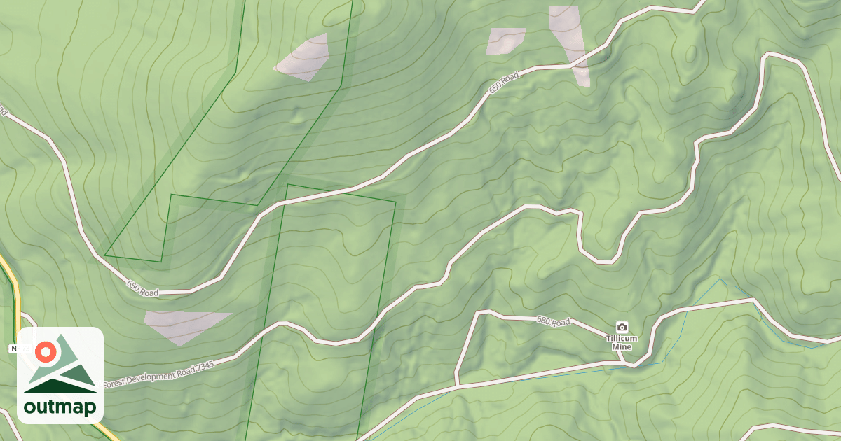 Map of MONUMENTAL MINE