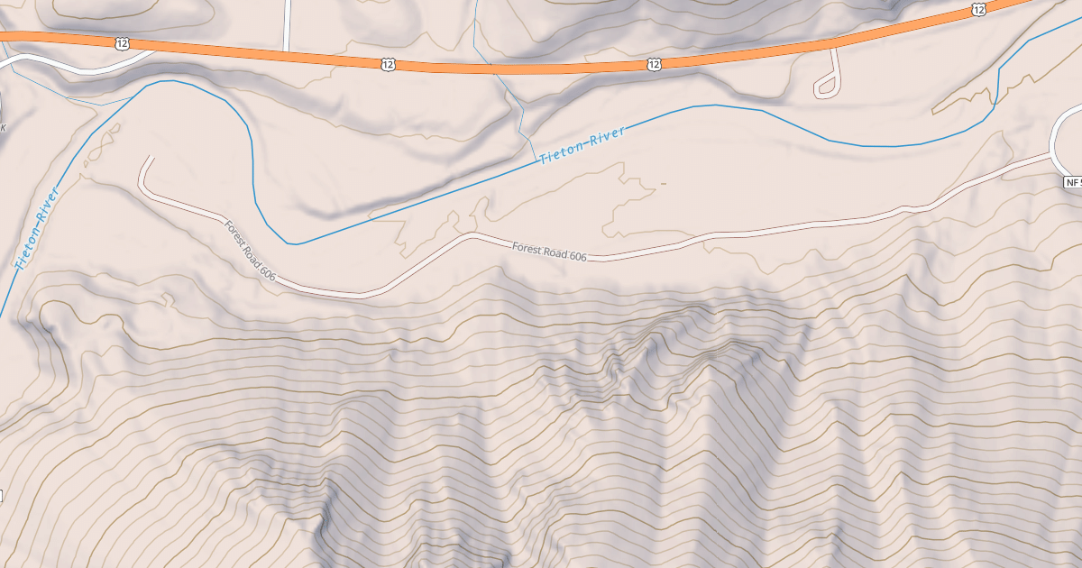 Map preview of USFS National Forest System Roads {122786D5-E867-4466-A479-FFA9390AE43D}