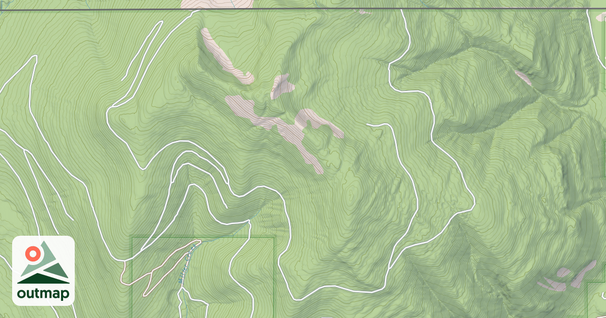 Map of MISSION MOUNTAIN