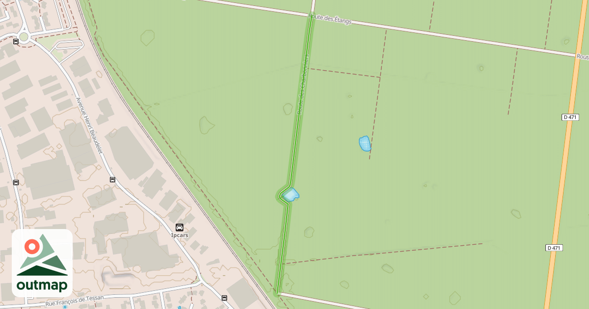 Map of Route des Charbonniers