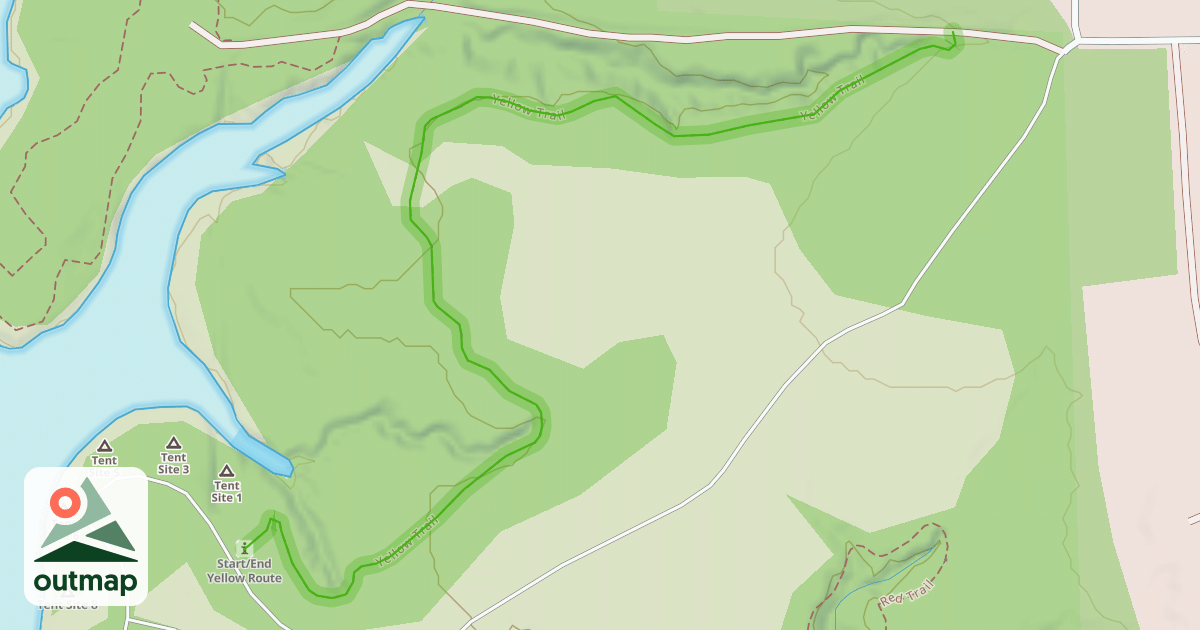 Map of Yellow Trail