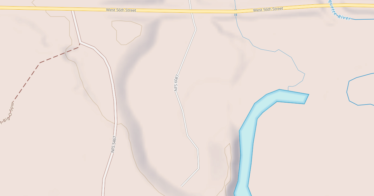 Map preview of BOWMAN BRIDGE OVERFLOW PK