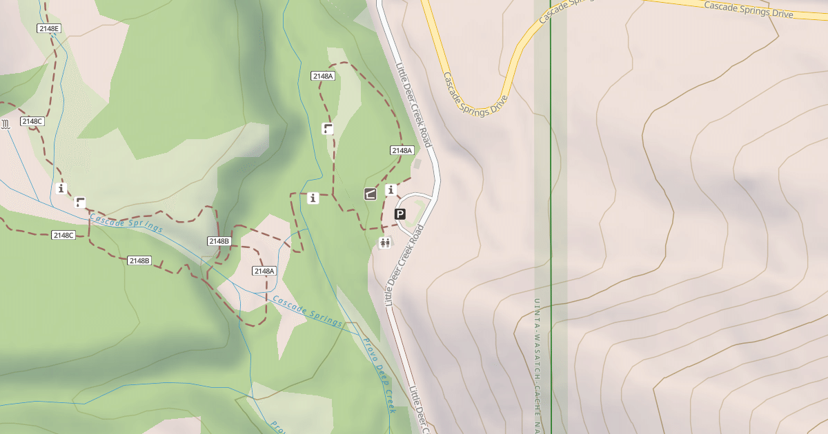 Map preview of CASCADE SPRINGS PARKING