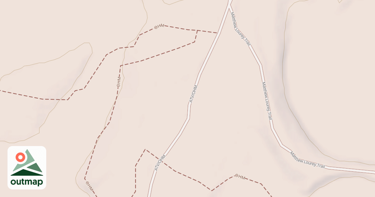 Map of Straight Arrows Trail