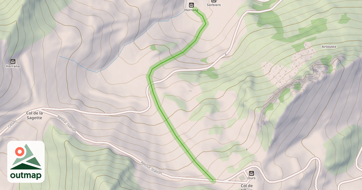 Map of Sorbiers