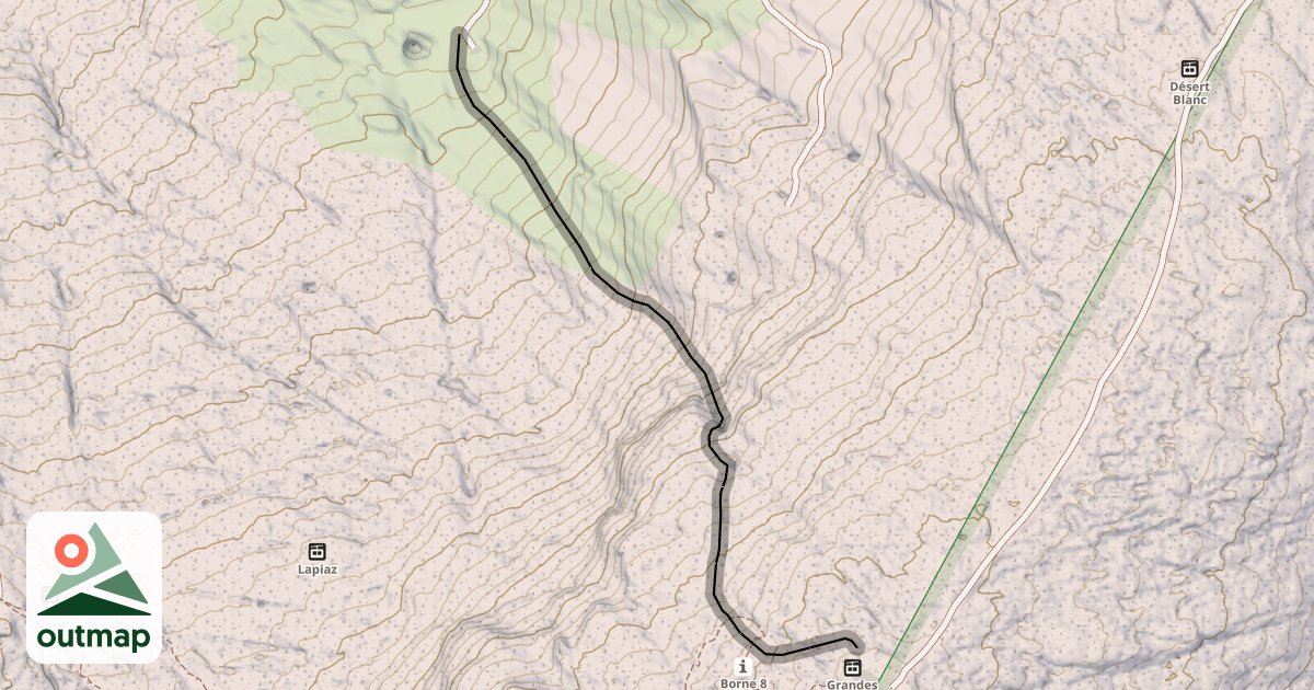 Map of Diamant noir