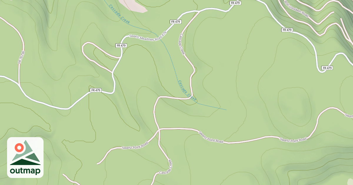 Map of CASCADE CREEK