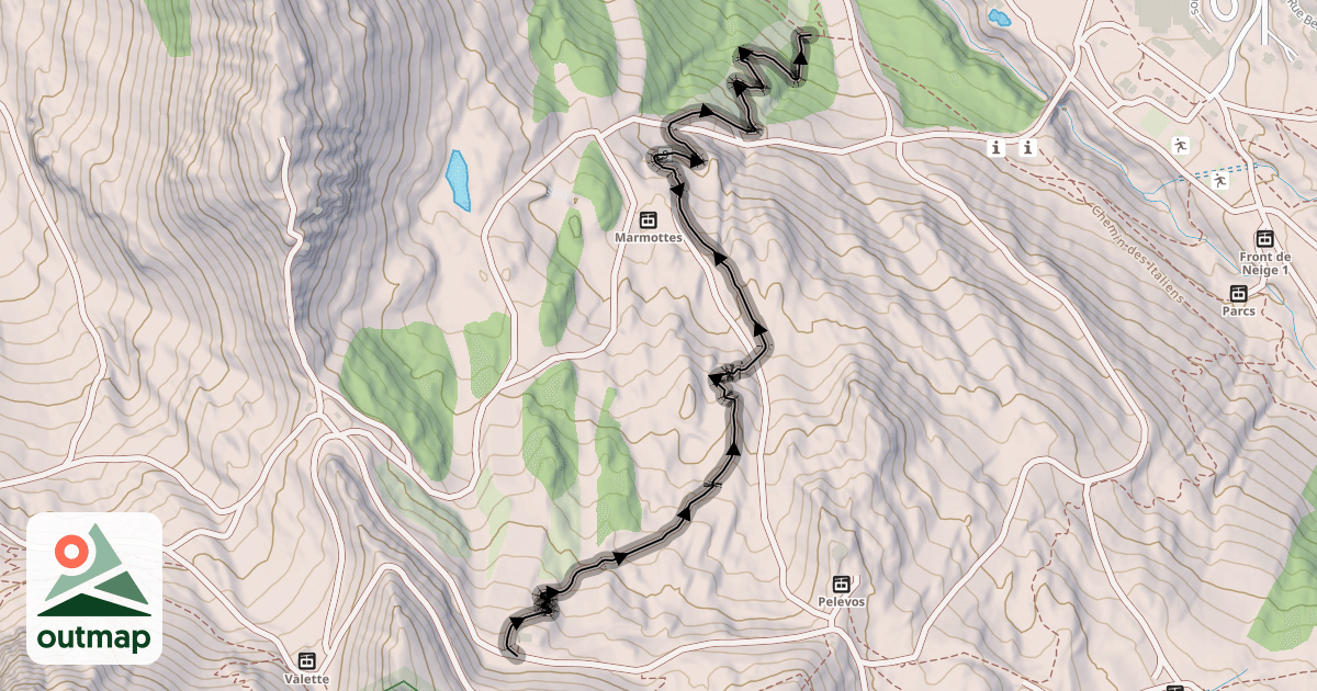 Map of Mercantour Express