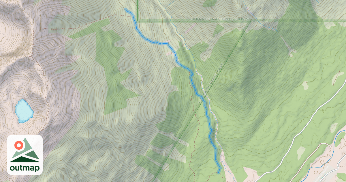 Map of California Creek Trail