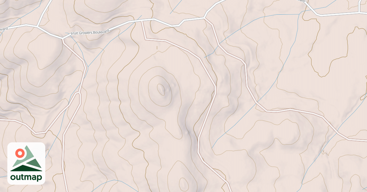 Map of BOULDER SPUR