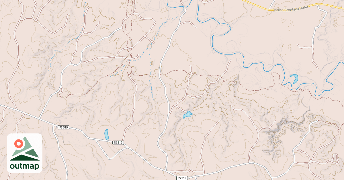 Map of USFS Motor Vehicle Use Map Roads {F53BD8BC-8EB2-4232-99F3-486D287A88EB}
