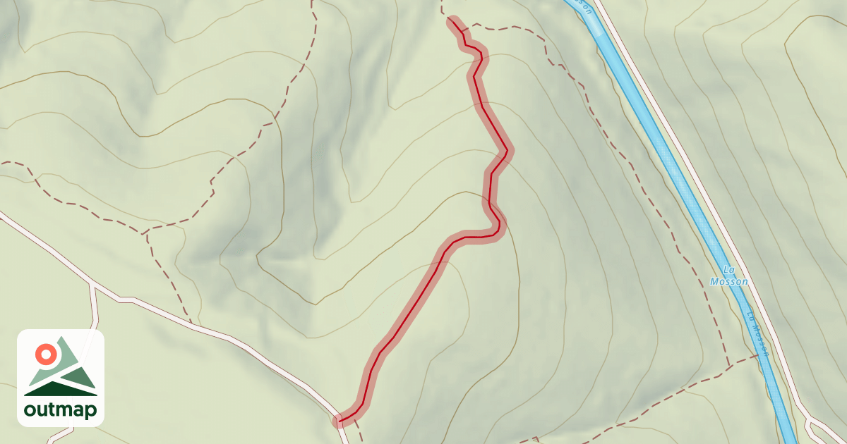 Map of Descente des pierres