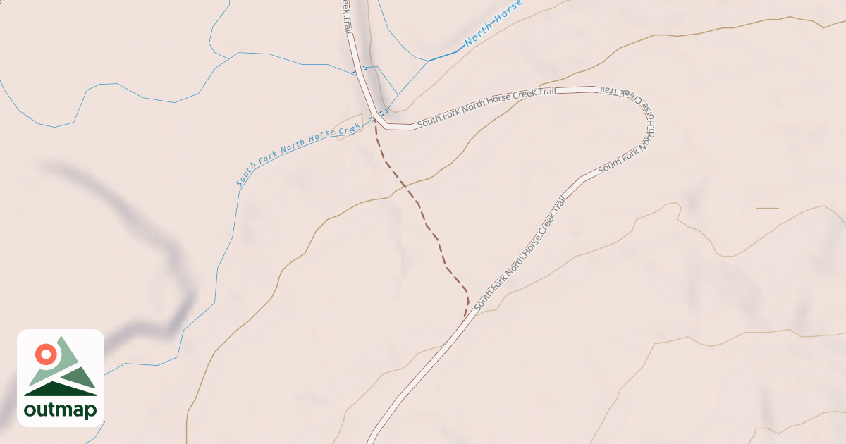 Map of Blind Bull/horse Creek (E)