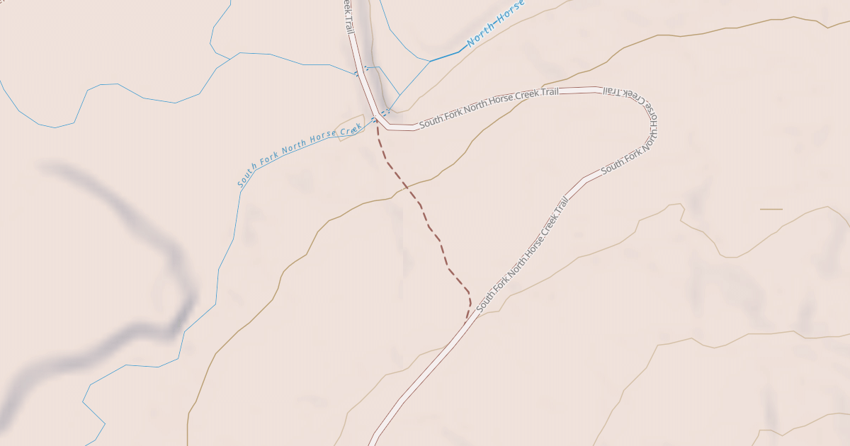 Map preview of Blind Bull/horse Creek (E)