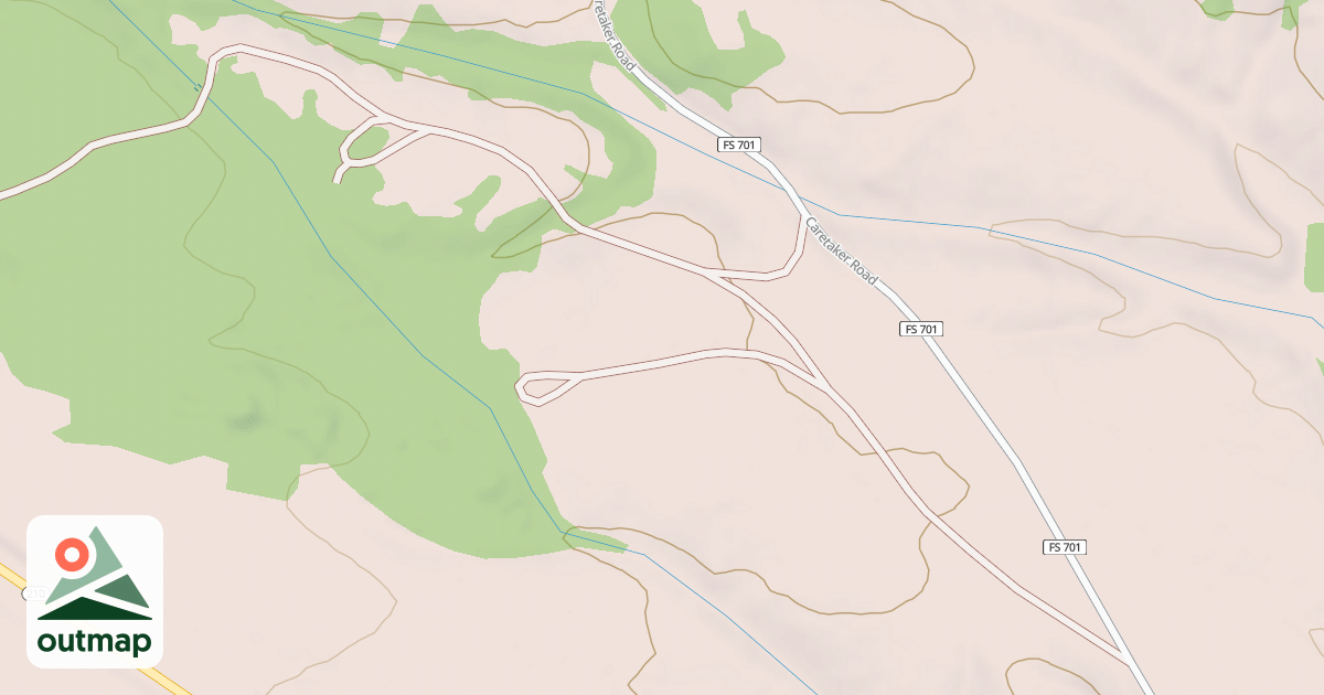 Map of CARETAKERS CABIN RD