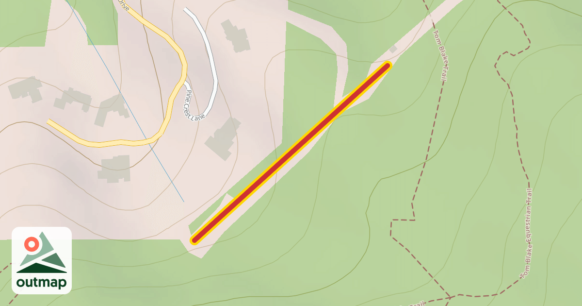 Map of Pines Upper
