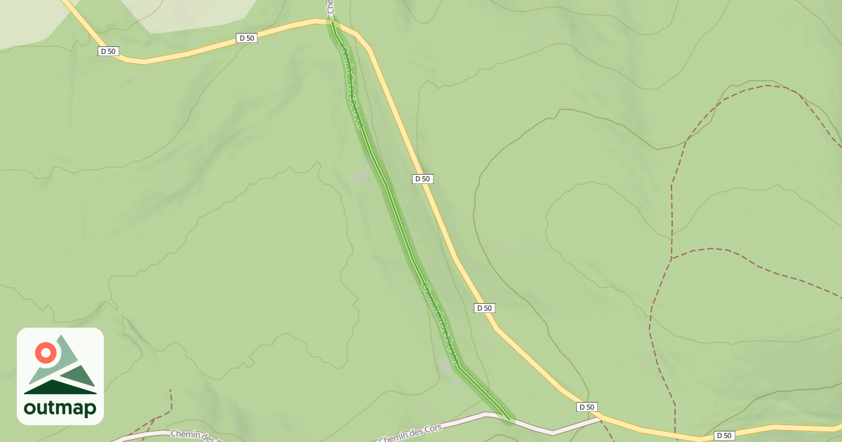 Map of Chemin du Pré Pierson