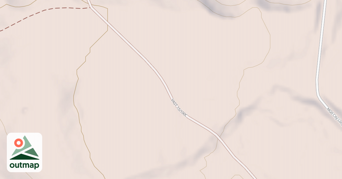 Map of C-15/100C/Catamount Trail