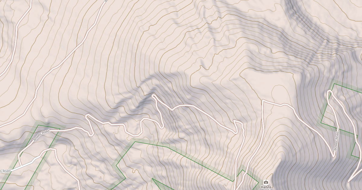 Map preview of Hahns Peak