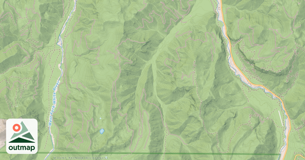 Map of HUCKLEBERRY CREEK