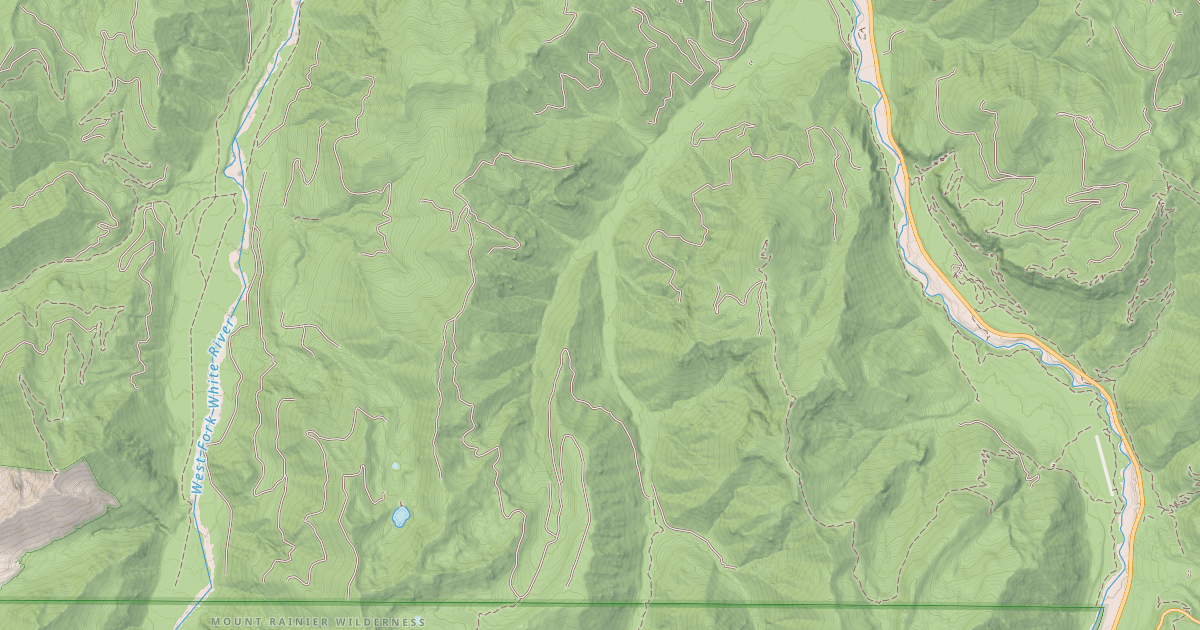 Map preview of HUCKLEBERRY CREEK