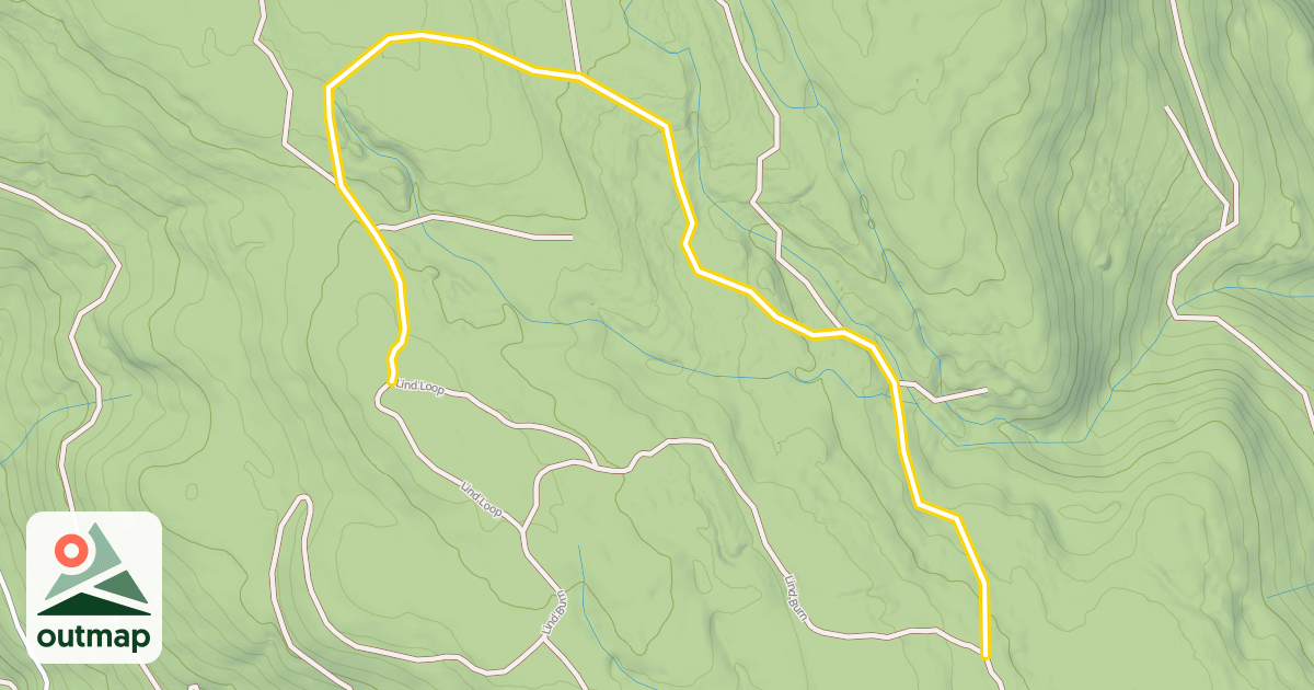 Map of Asp Creek Trail