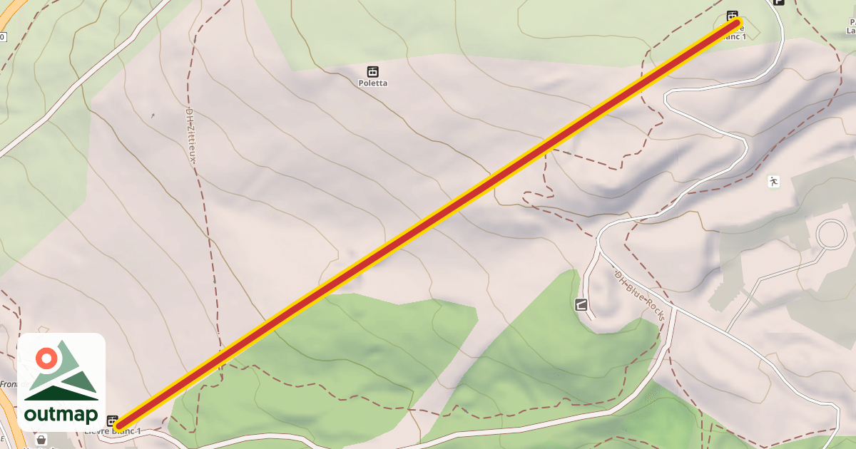 Map of Lièvre Blanc 2