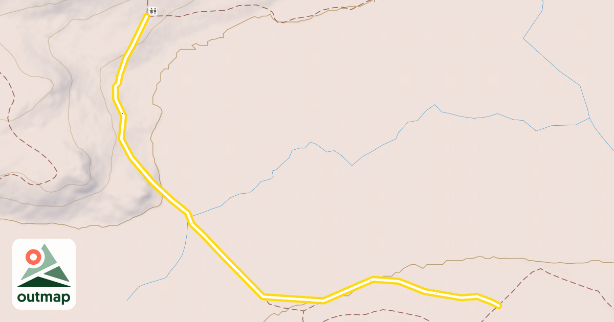 Map of Heron Marsh Trail (Gray)