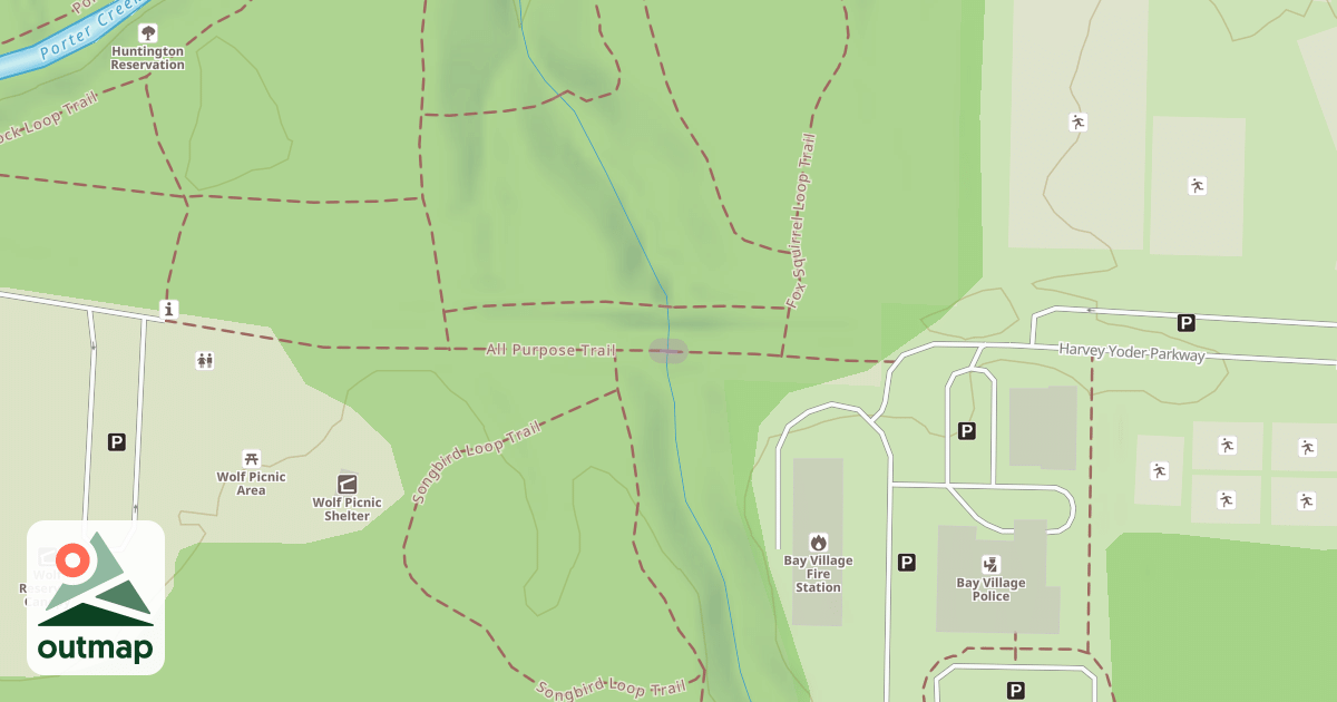 Map of All Purpose Trail