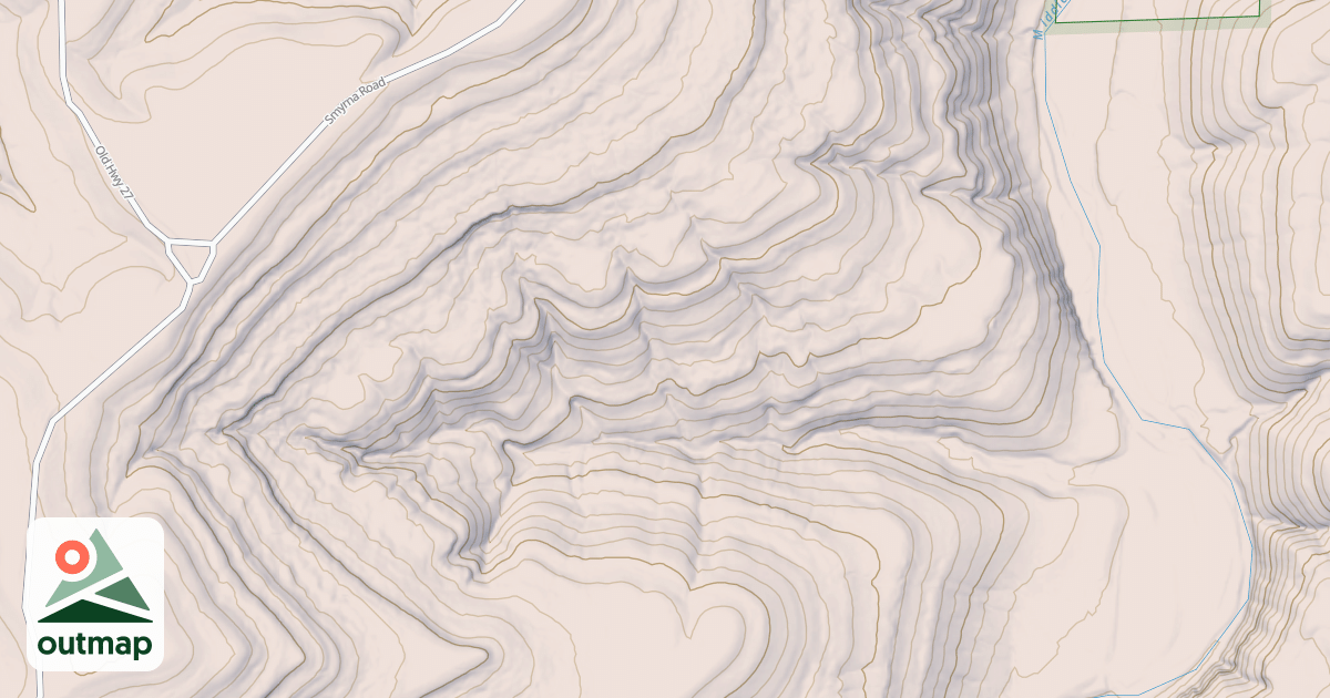 Map of USFS Motor Vehicle Use Map Roads {5A85D982-8A5B-4A2A-AE9D-40086B64BC16}