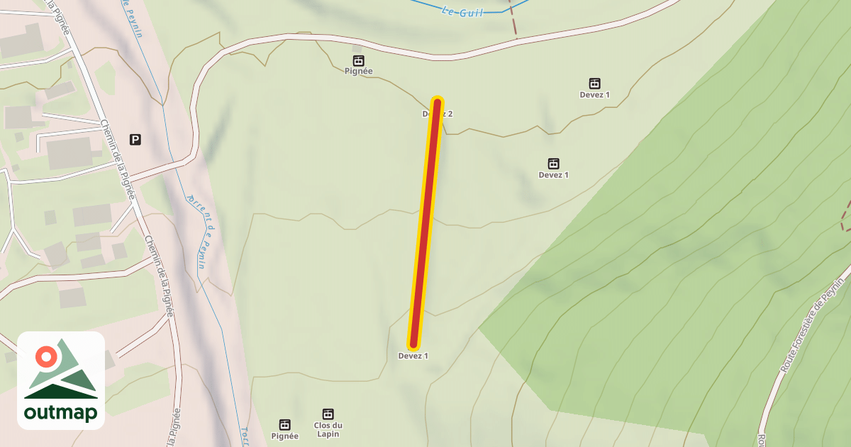 Map of Devez 2