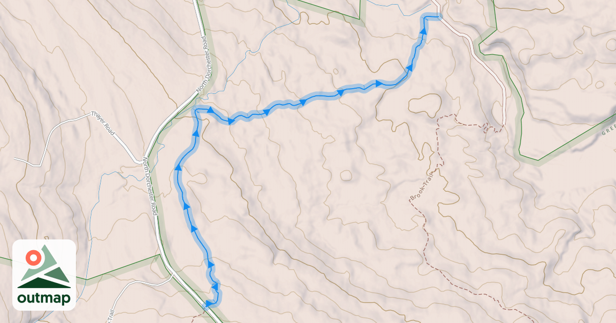 Map of Norris Hill Trail