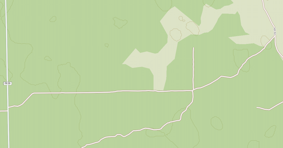 Map preview of USFS Motor Vehicle Use Map Roads {5FB323A4-50B2-4246-8ADE-548AE0EAB1C6}