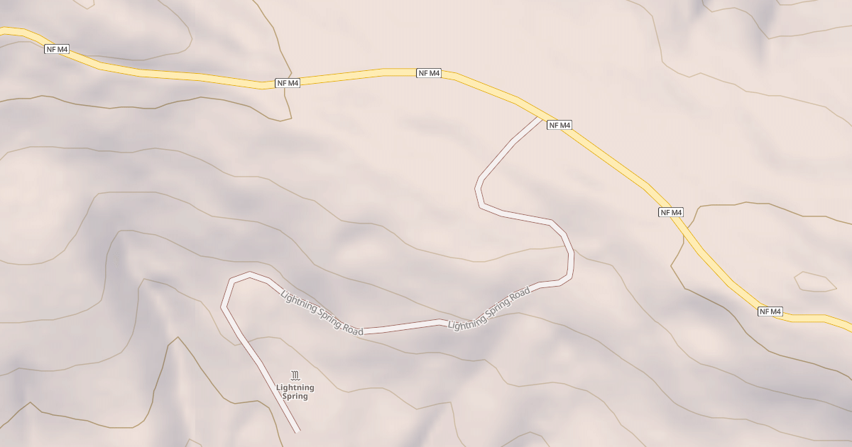 Map preview of LIGHTNING SPRINGS
