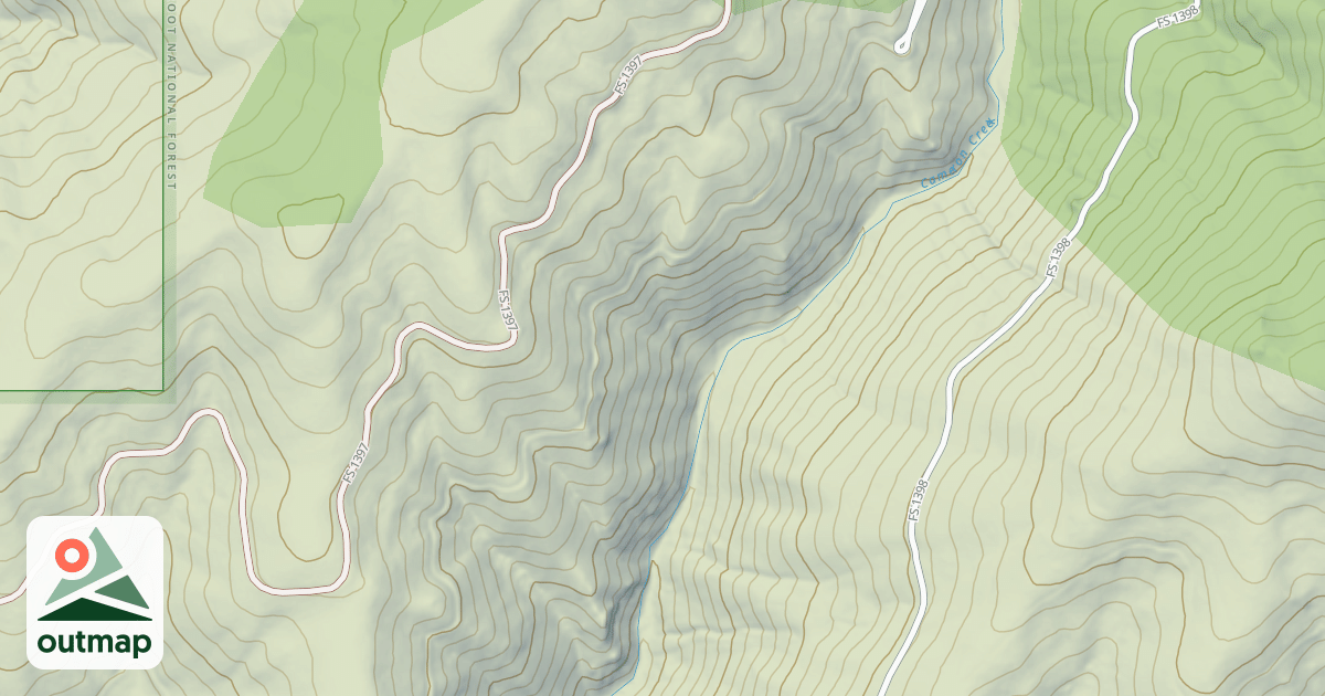 Map of (FDR) CAMERON CREEK