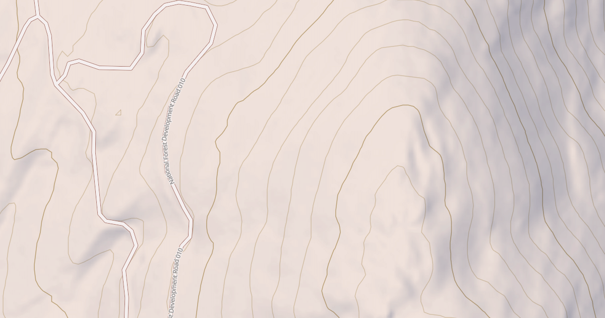 Map preview of Gillette Ridge (Clugston Spur)