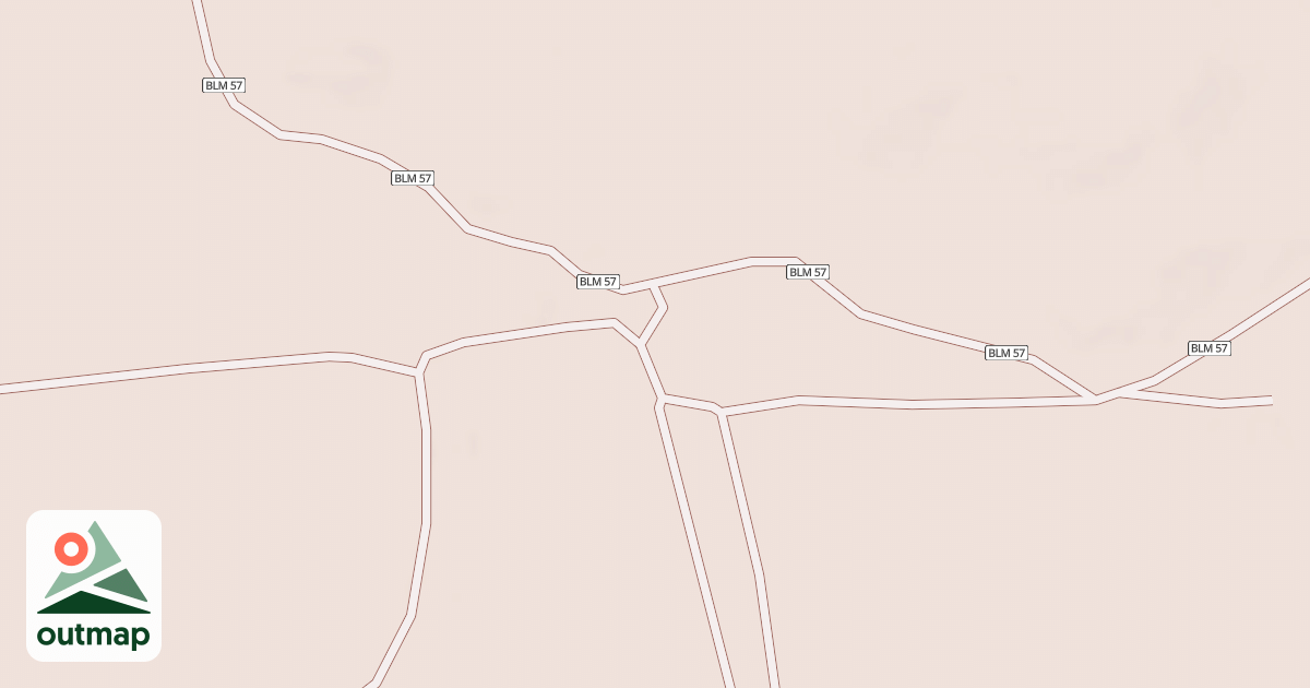 Map of BLM National GTLF Public Motorized Roads 3bded820-265c-4169-89ea-4b7f5fb0f9b2