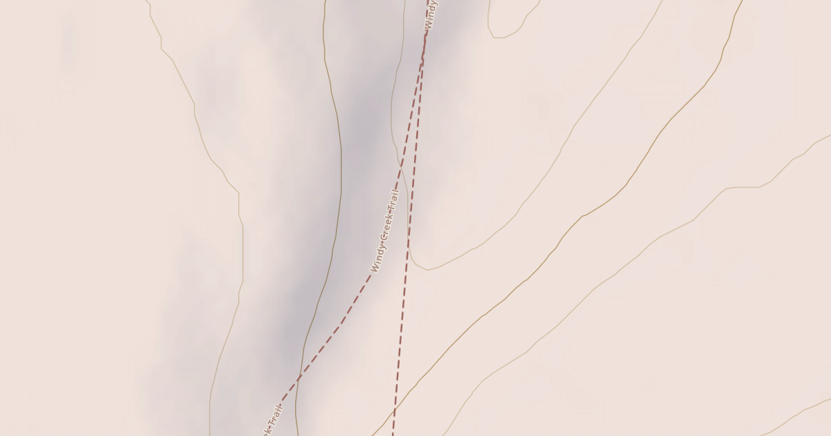 Map preview of Windy Creek Subsistence Ohv Trail