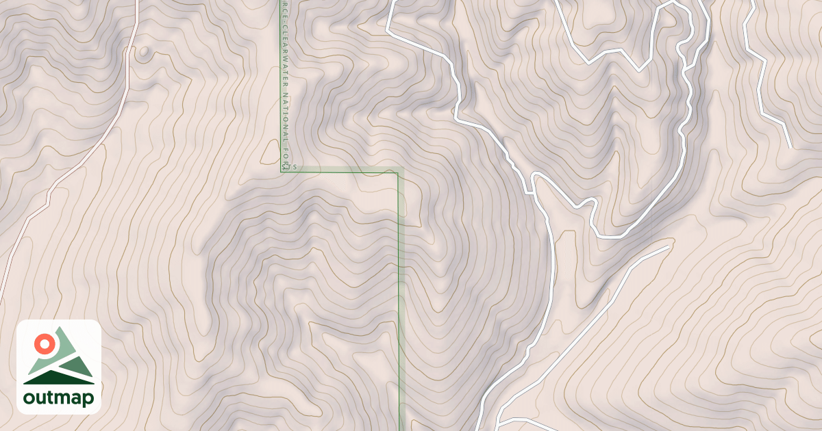 Map of CARRIE GULCH