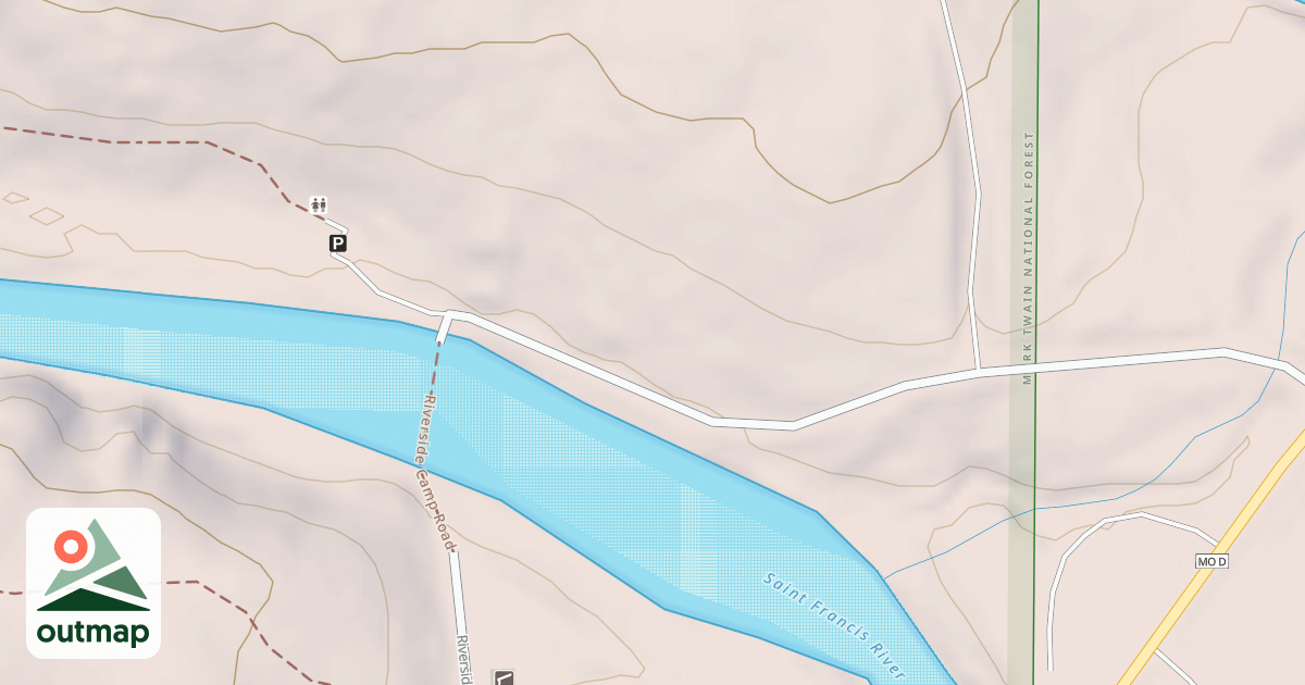 Map of WHITEWATER PARKING