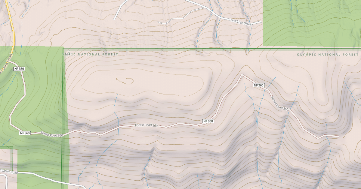 Map preview of USFS Motor Vehicle Use Map Roads {07E94C2A-E087-4592-8AE8-979AF8DDBECE}