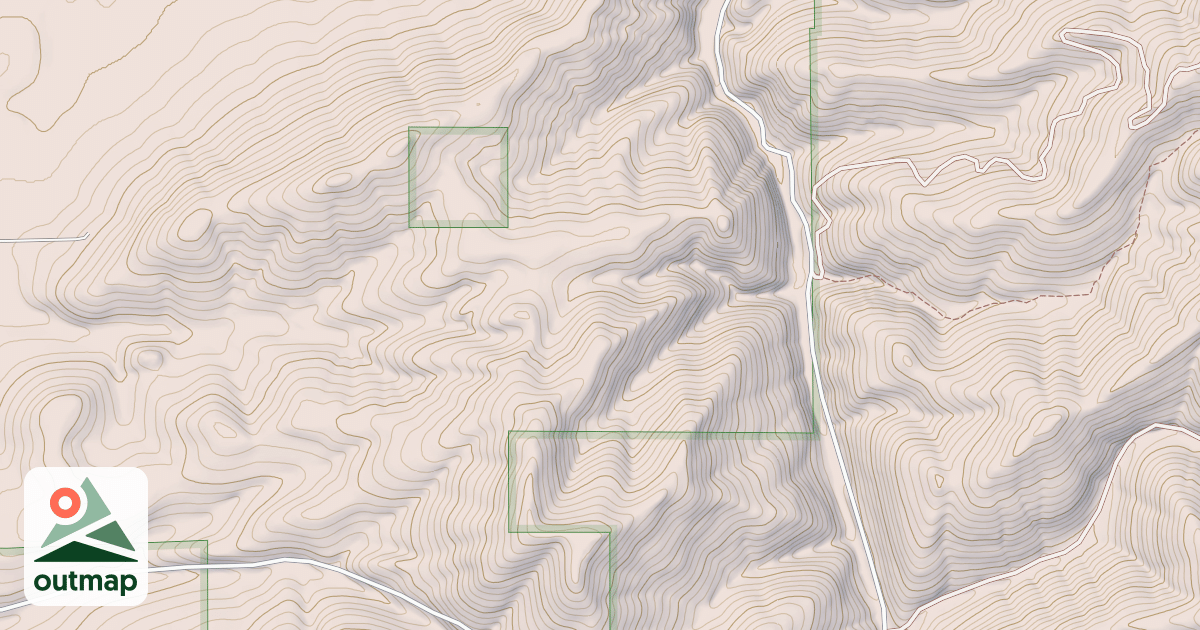 Map of Palouse - Ohv - Little Sand Mt